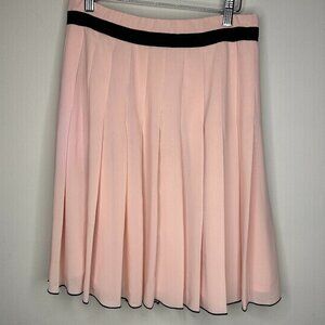 The Limited Womens Vintage Y2K Pale Pink Pleated Skirt Size 2 A-Line Back Zip
